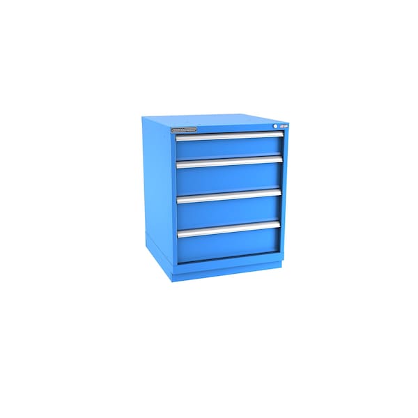 Champion Tool Storage Modular Drawer Cabinet, 4 Drawer, Blue, Steel, 28 in W x 28-1/2 in D x 36 in H S15000401ILCFTB-BB - main